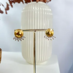 Pendientes Circulo Pétalos