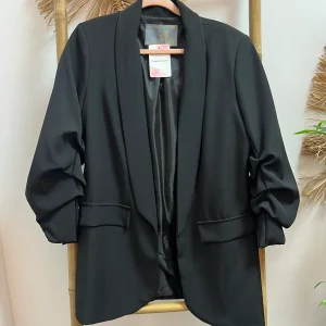 Blazer manga abullonada