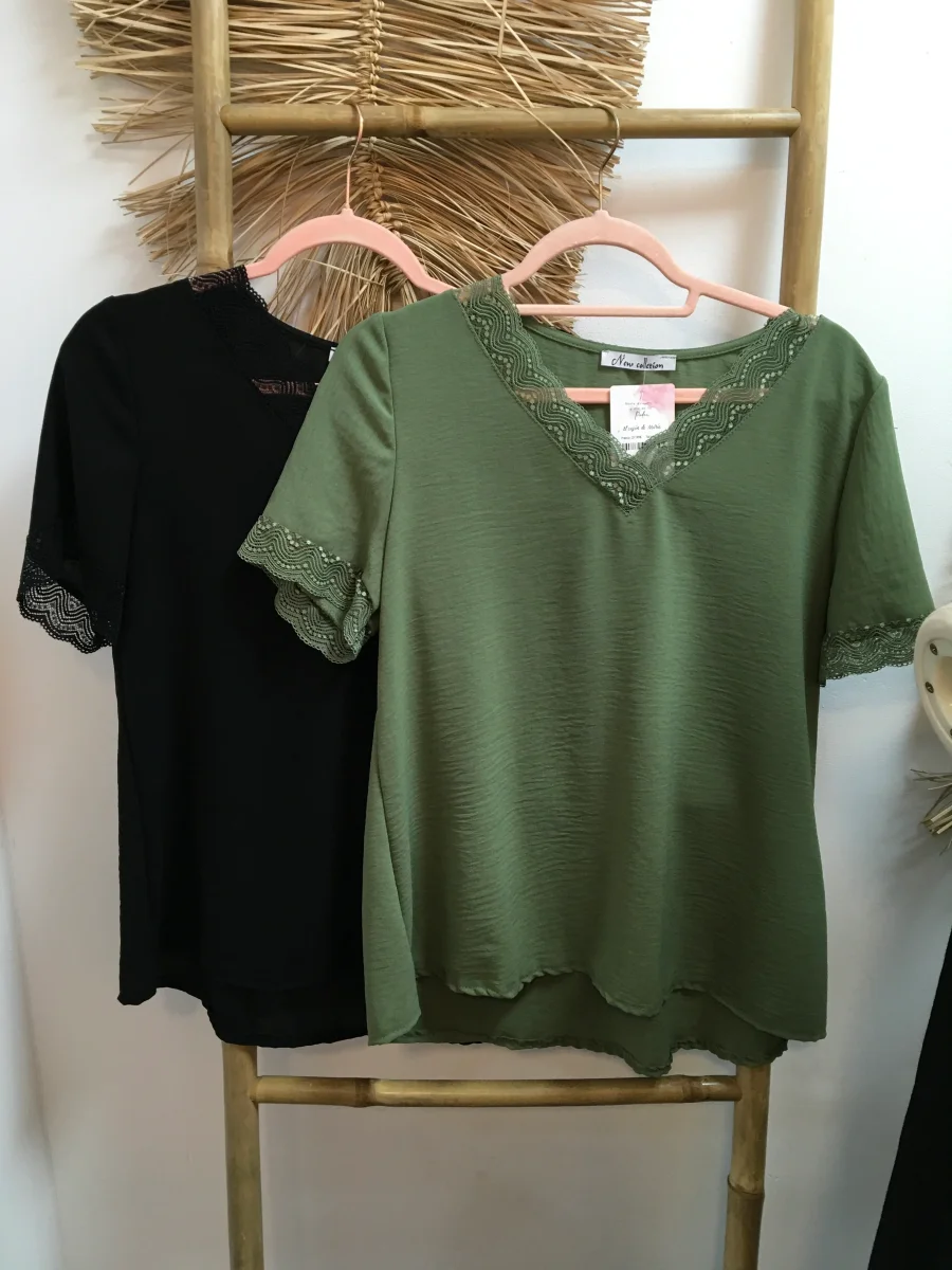 Camiseta encaje - Imagen 4