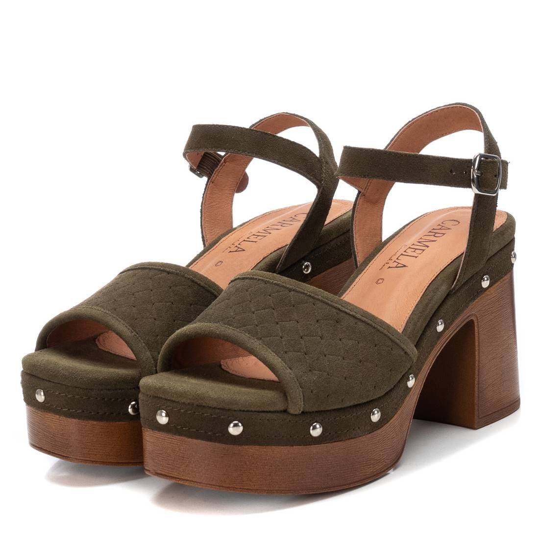 Sandalia Kaki Carmela 16062301 - Imagen 5