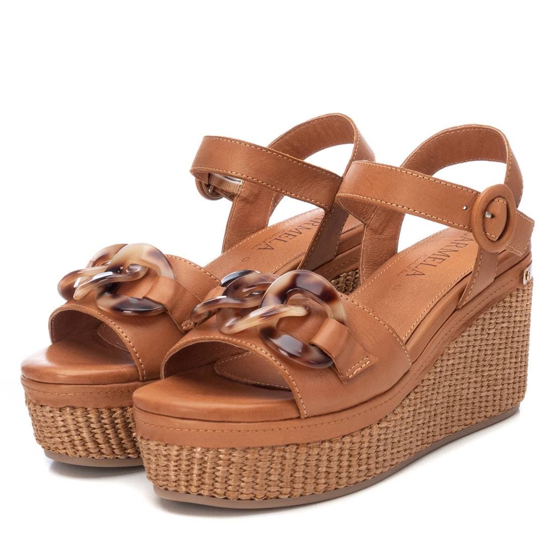 Sandalia Camel Carmela 16072401 - Imagen 5