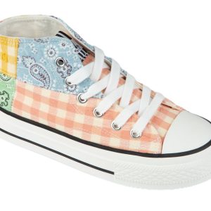 B&W Zapatillas Altas Multi Patchwork