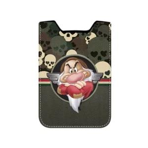 Disney Siete Enanitos Skull-Funda para Teléfono Móvil Smartphone Grande, Verde