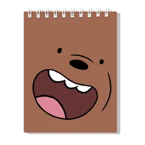 We Bare Bears Somos Osos Pardo-Libreta Espiral, Marrón