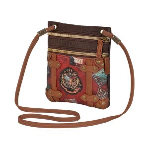 Harry Potter Railway-Bolso Bandolera Action Mini Vertical, Marrón