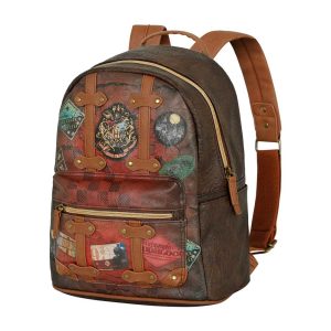 Harry Potter Railway-Mochila Fashion, Marrón