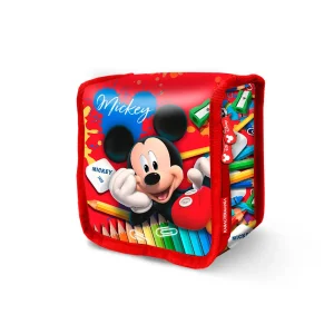 Disney Mickey Mouse Crayons-Bolsa Térmica Porta Meriendas, Rojo