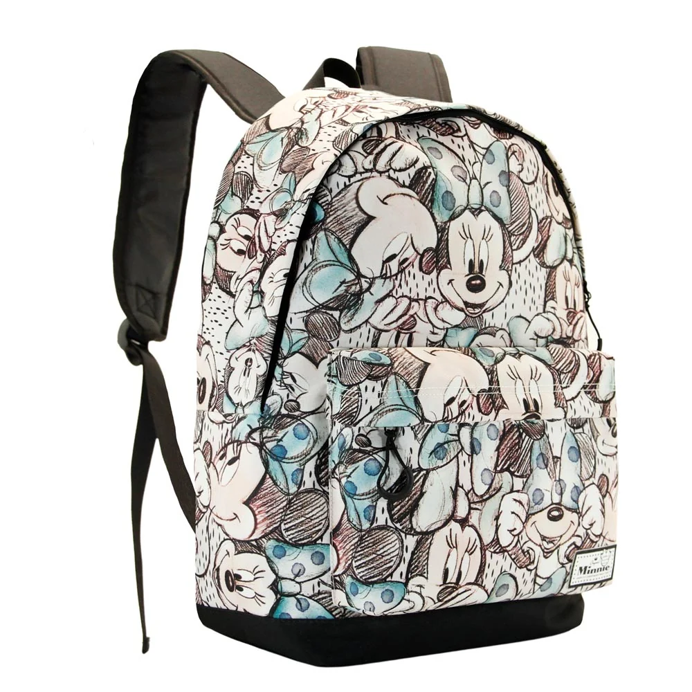 Disney Minnie Mouse Drawing-Mochila HS FAN 2.2, Gris - Imagen 4