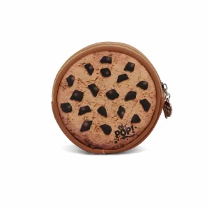 Oh My Pop! Cookies-Monedero Redondo, Marrón
