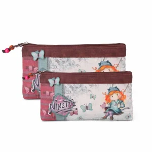 Forever Ninette Swing-Set de Dos Neceseres, Multicolor