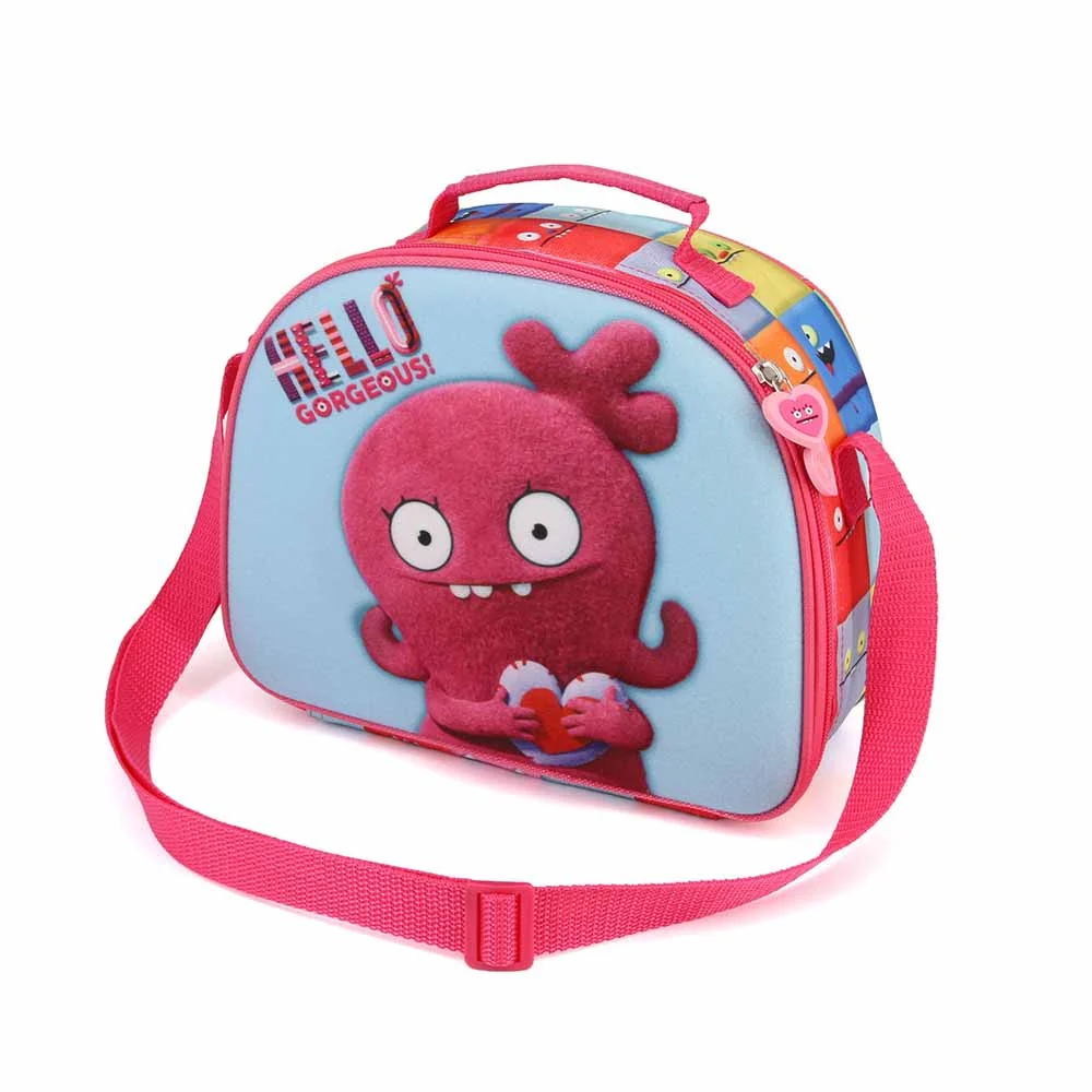 Ugly Dolls Heart-Bolsa Portamerienda 3D, Multicolor - Imagen 3