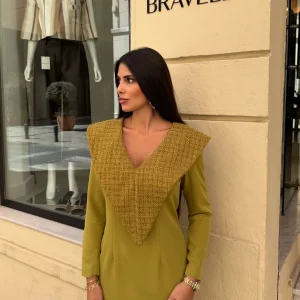 Vestido tweed lima