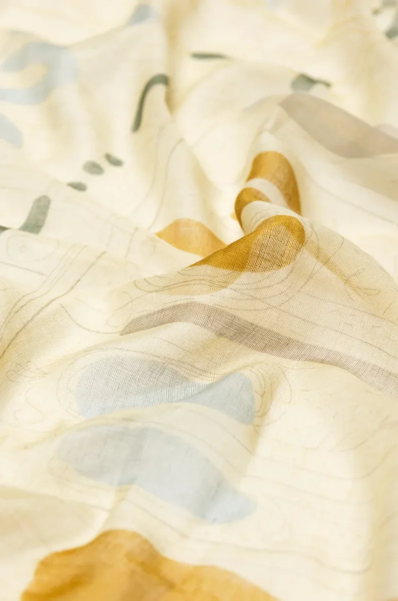 Pañuelo estampado Anekke Verde - Imagen 5