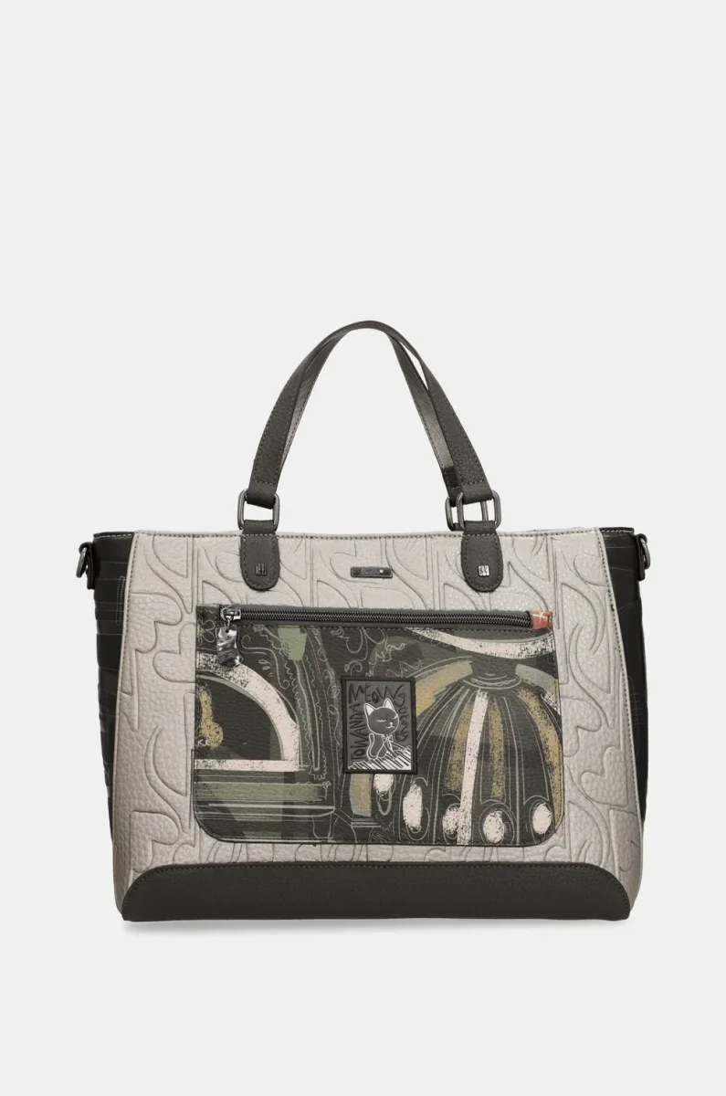Bolso de asa corta y bandolera cuadrado Anekke Orchestra - Imagen 5