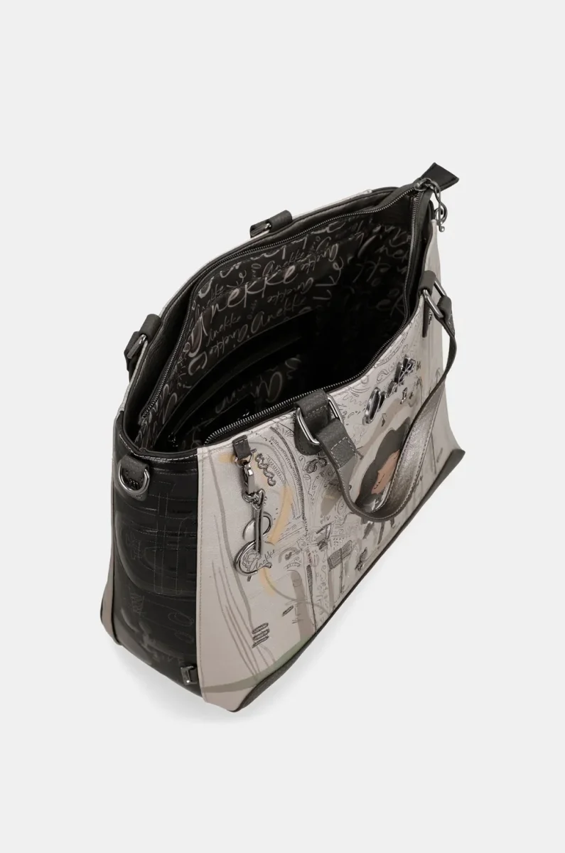 Bolso de asa corta y bandolera cuadrado Anekke Orchestra - Imagen 8