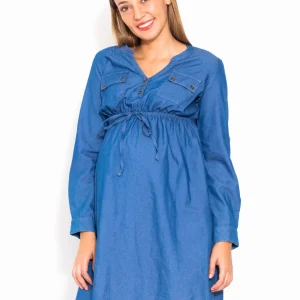 Vestido de Mezclilla Para Embarazadas