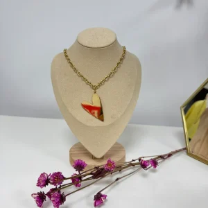 Collar Corazon Rustic