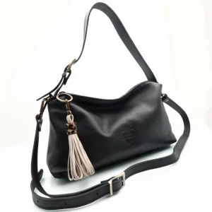 Bolso con Bandolera Piel Napa Caramelo Paris