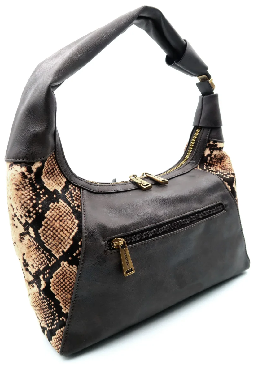 Bolso de Hombro animal print Caramelo Pola - Imagen 3