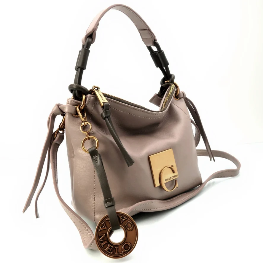 Bolso pequeño con Bandolera Caramelo Popea - Imagen 2