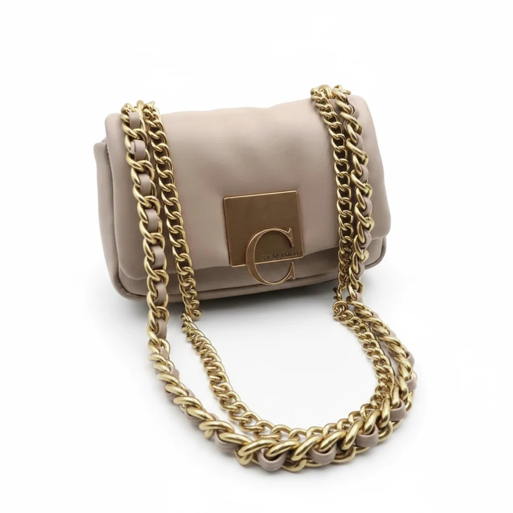 Bolso Bandolera Pequeño solapa Caramelo Pura