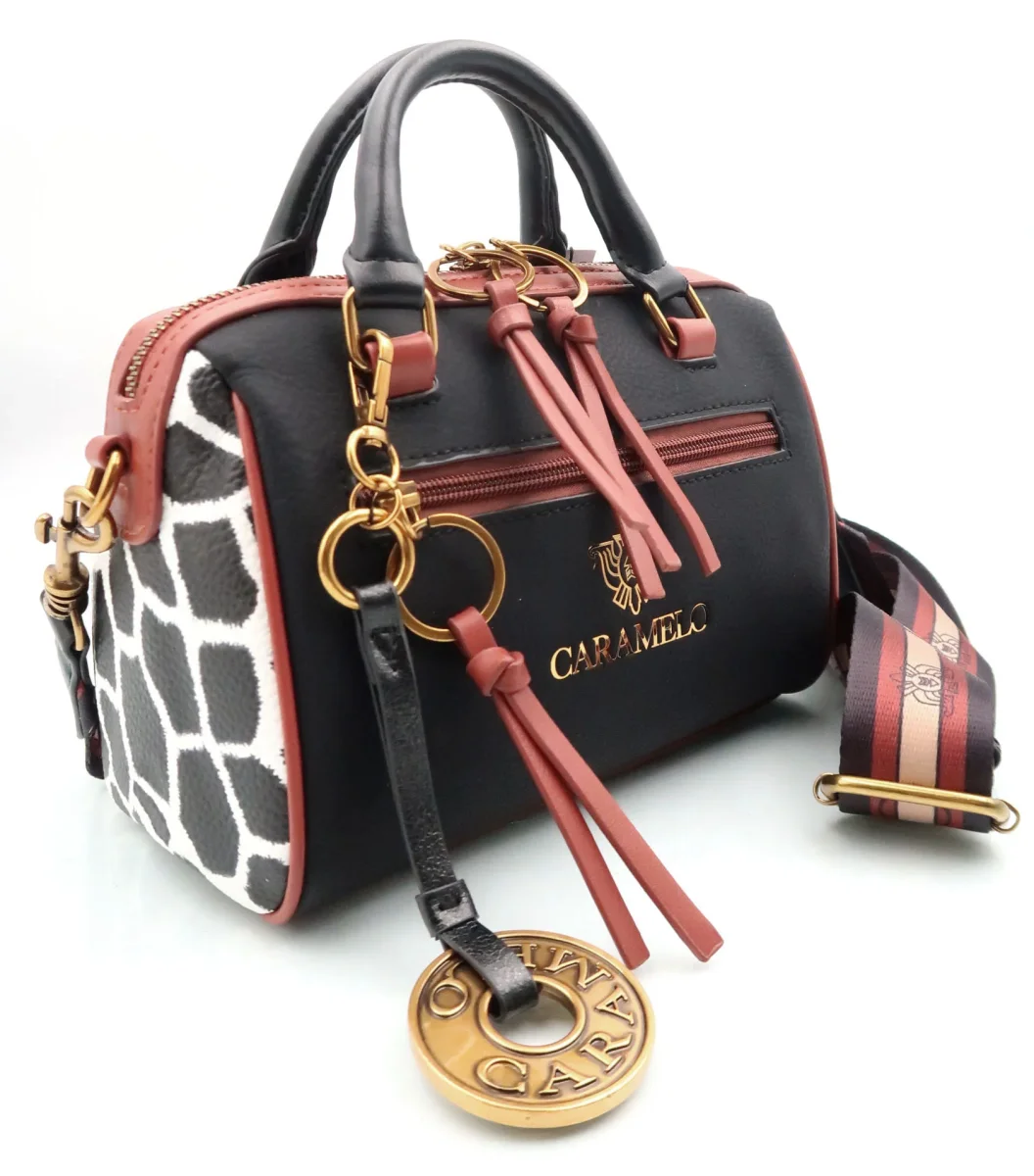 Bolso Pequeño con Bandolera Caramelo Roxana - Imagen 3
