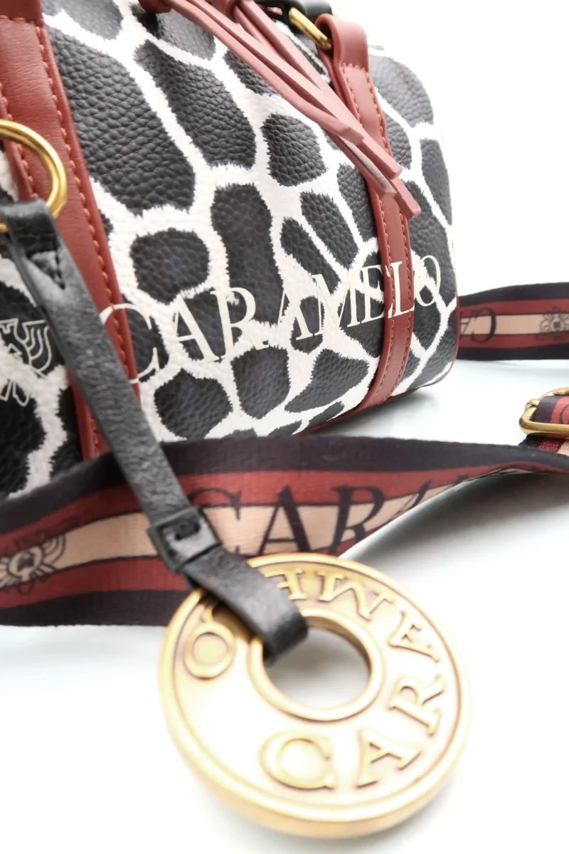 Bolso Pequeño con Bandolera Caramelo Roxana - Imagen 4