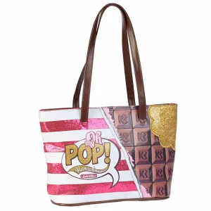 Oh My Pop Chocolat-Bolso Tote, Rosa