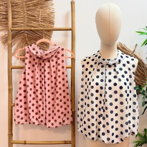 Blusa topitos ballon