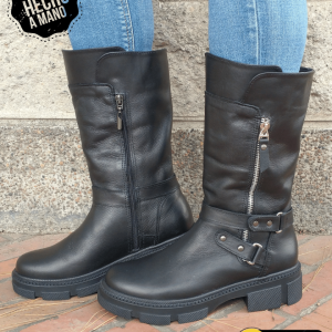 Botas XI 24 Cuero