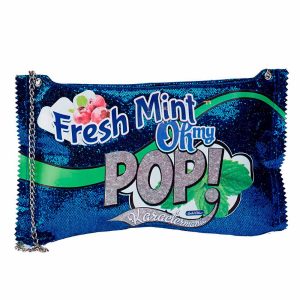 Oh My Pop Mint-Bolso Bandolera Bubblegum, Azul Oscuro