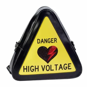 Oh My Pop High Voltage-Bolso-Mochila Warning, Amarillo