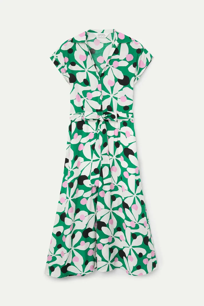 Vestido largo con estampado Hosta Compañía Fantástica - Imagen 6