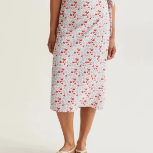 Falda midi con estampado cute Compañía Fantastica