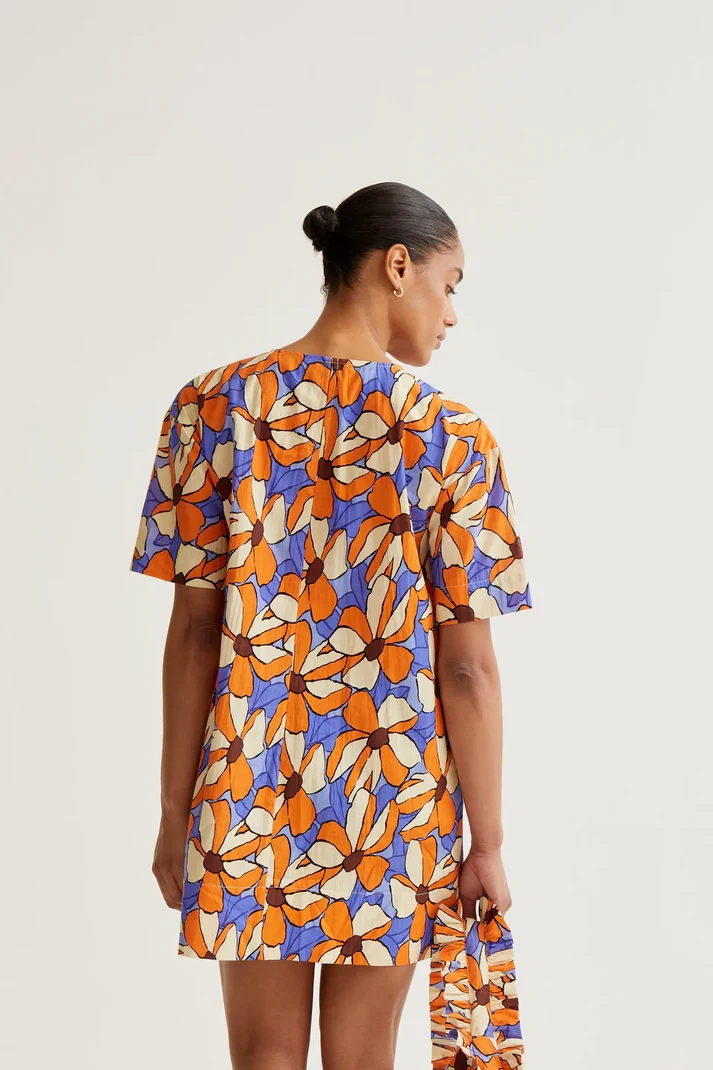 Vestido corto con estampado Marigold - Imagen 3