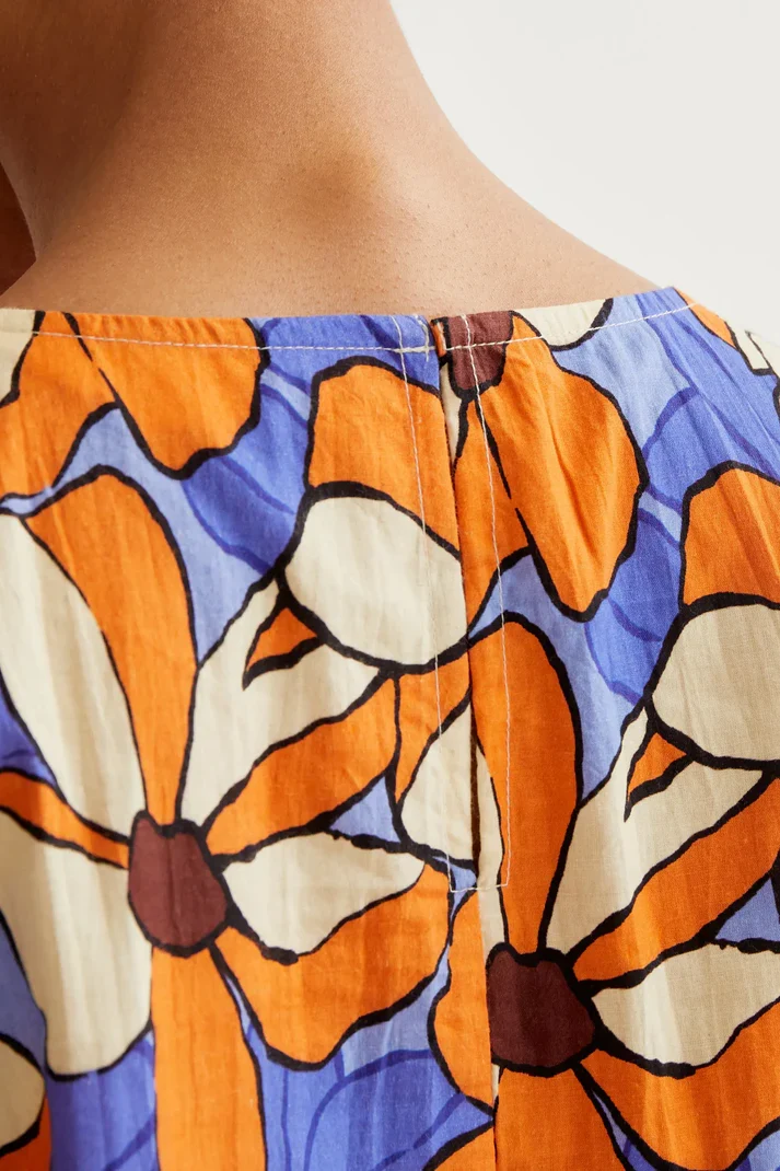 Vestido corto con estampado Marigold - Imagen 4