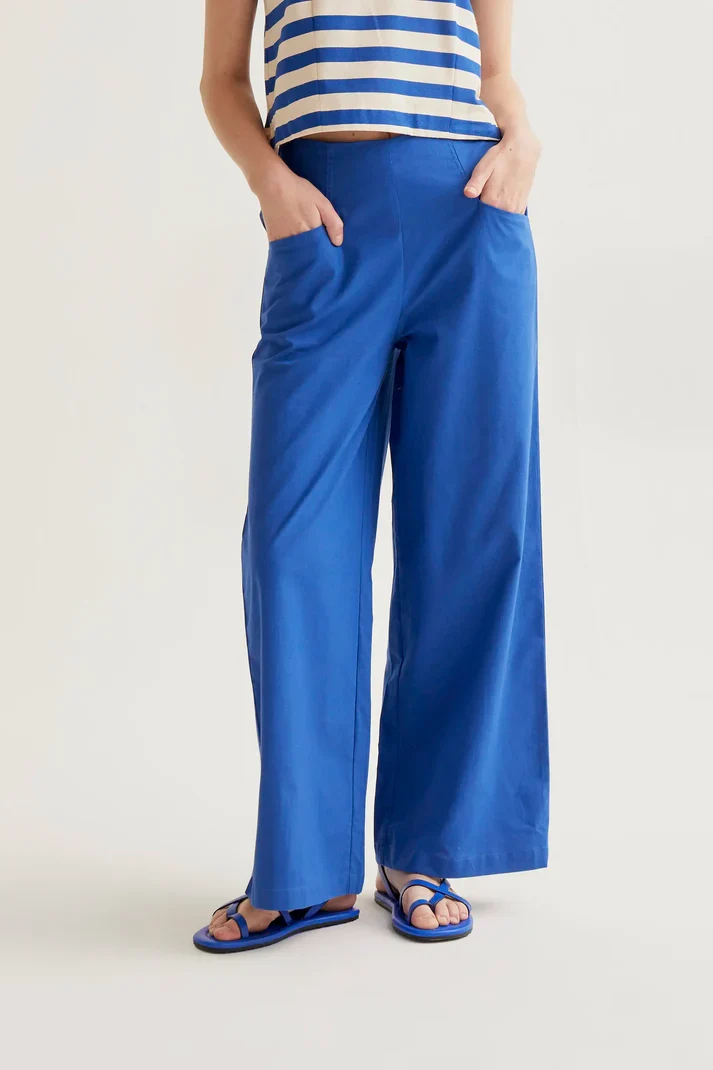 Pantalón 100% algodón azul Compañía Fantástica - Imagen 2