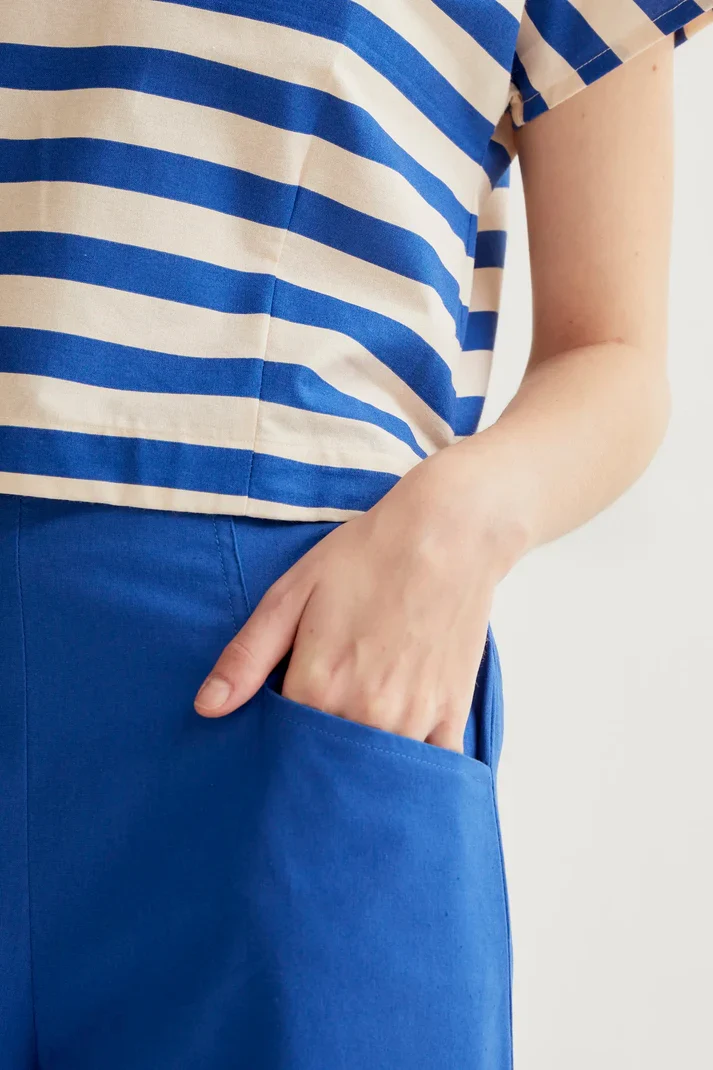 Pantalón 100% algodón azul Compañía Fantástica - Imagen 4