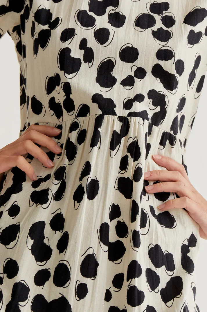 Vestido corto con estampado Dalmatian Compañía Fantástica - Imagen 5