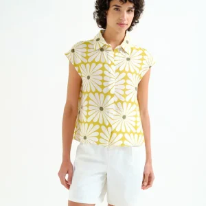 Camisa con estampado Olive Flower Compañía Fantástica