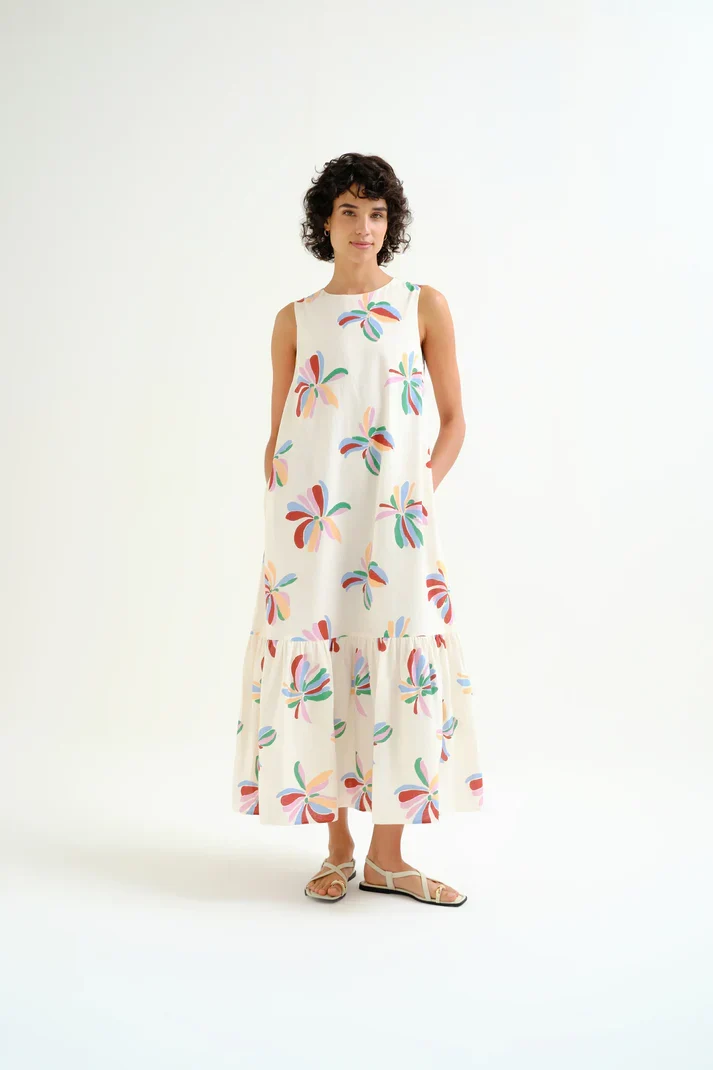 Vestido largo con estampado Monarda Compañía Fantástica - Imagen 2