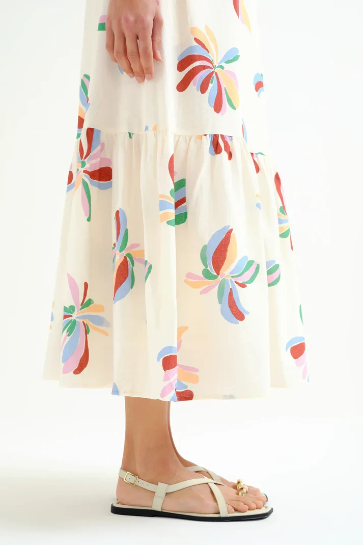 Vestido largo con estampado Monarda Compañía Fantástica - Imagen 3