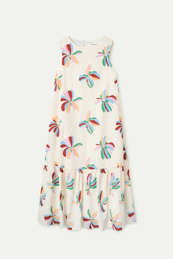 Vestido largo con estampado Monarda Compañía Fantástica - Imagen 4