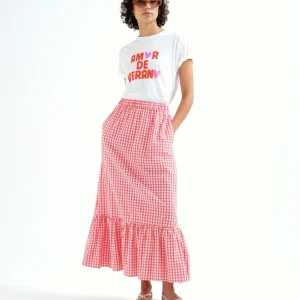 Camiseta con estampado "Amor de verano" Compañía Fantástica