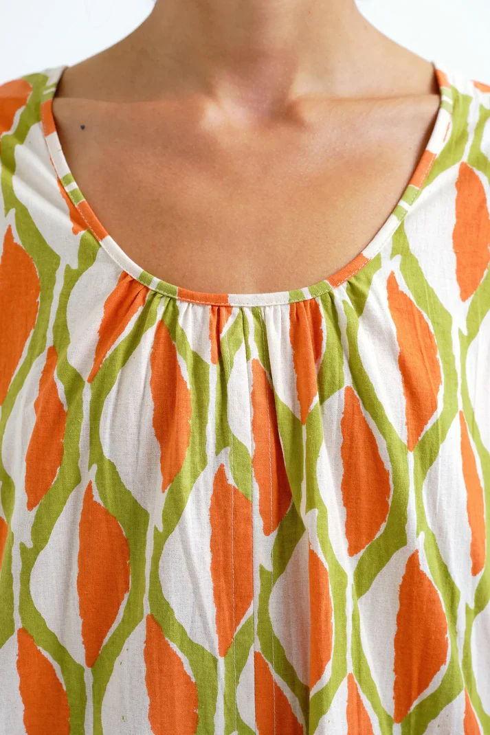 Vestido corto con estampado Áloe - Imagen 3