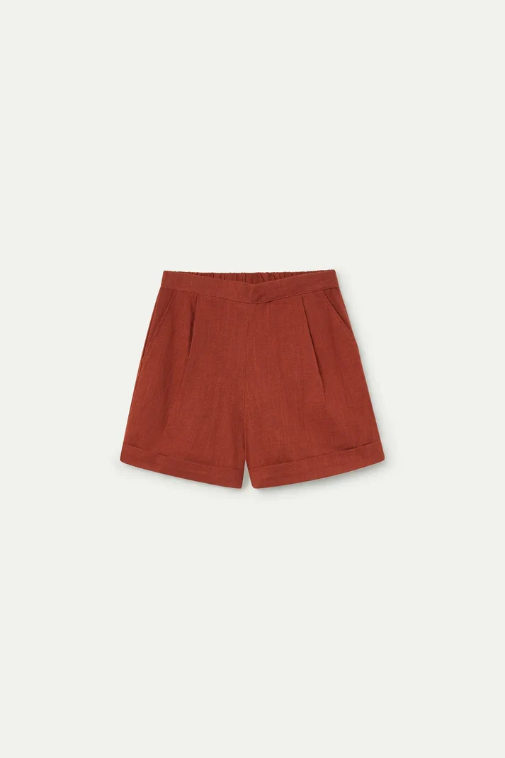 Short 100% algodon marrón Compañía Fantástica - Imagen 4