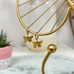 Pendientes Aro Mariposa Mediana
