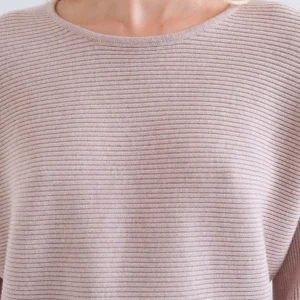Jersey punto rayas beige Compañía Fantástica