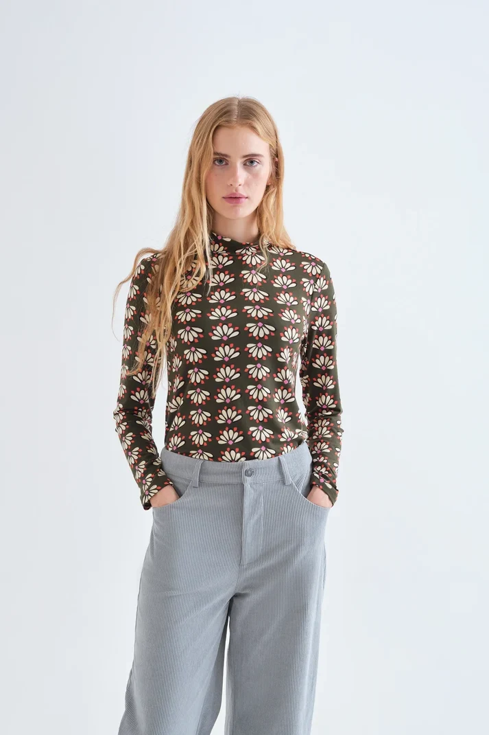 Camiseta con estampado geometry Compañía Fantástica - Imagen 2