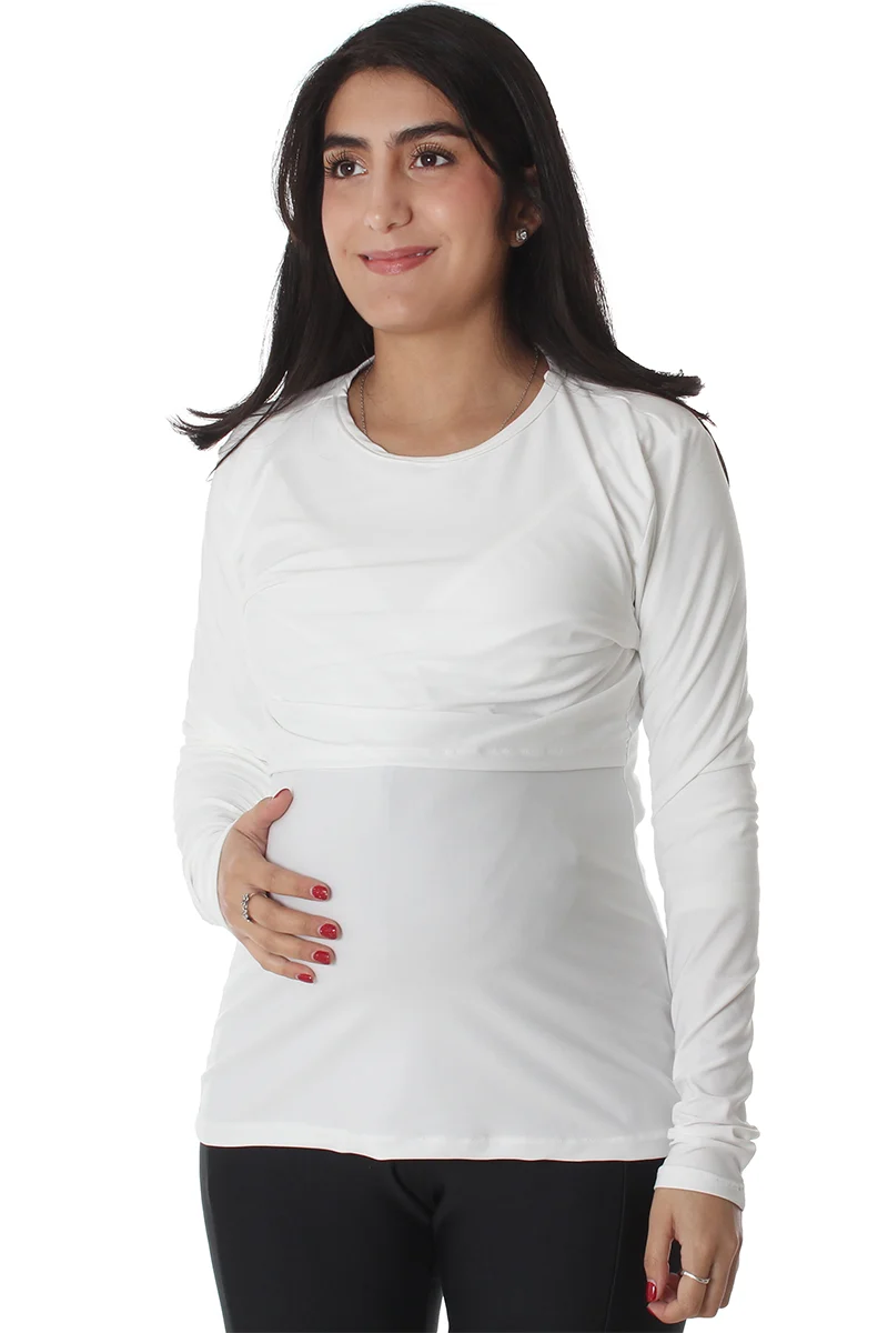 Playera deportiva de maternidad y lactancia - Imagen 9
